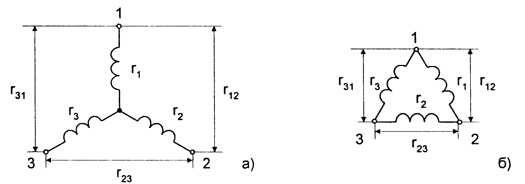 Сопротивление обмоток. Сопротивление обмоток электродвигателя звезда. Схема измерения обмоток электродвигателя постоянному току. Сопротивление звезда треугольник обмоток. Сопротивление обмоток мотора звезда и треугольник.