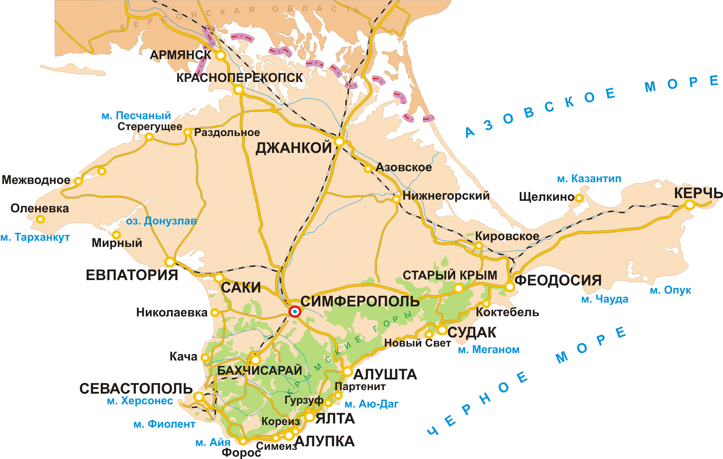 Феодосия где находится на карте крыма. Алушта на карте Крыма. Алушта Крым на карте Крыма. Крым карта с городами и поселками. Карта побережья Алушты.