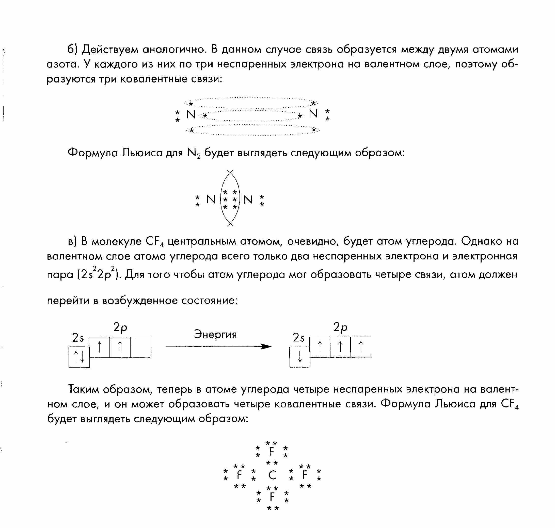 Составьте схему образования связи для следующих соединений ch4