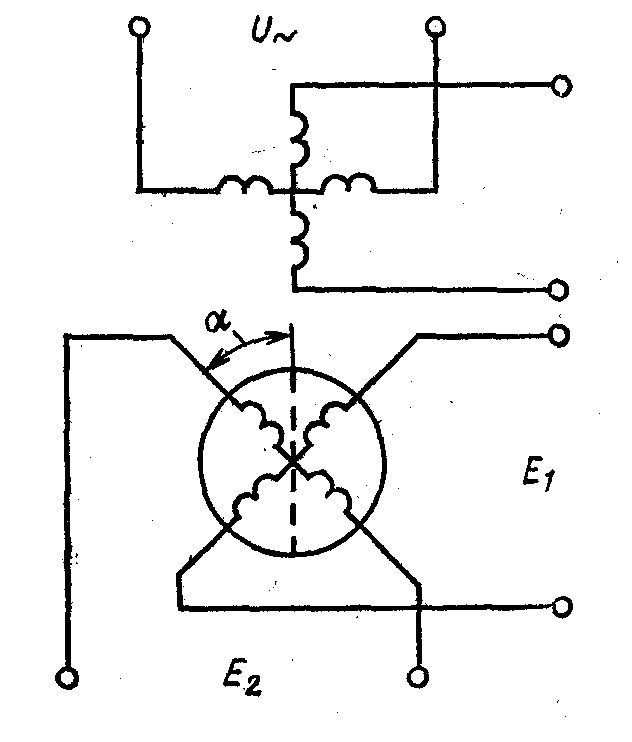 Вращающийся трансформатор принципиальная схема