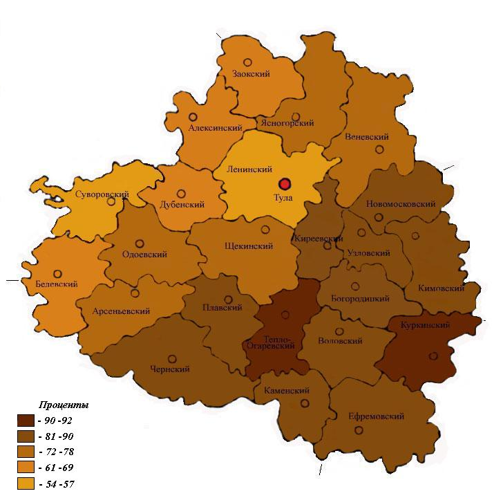 3д карта тульской области