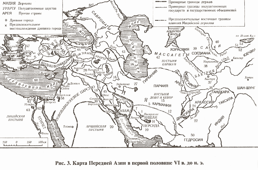 Древний иран карта