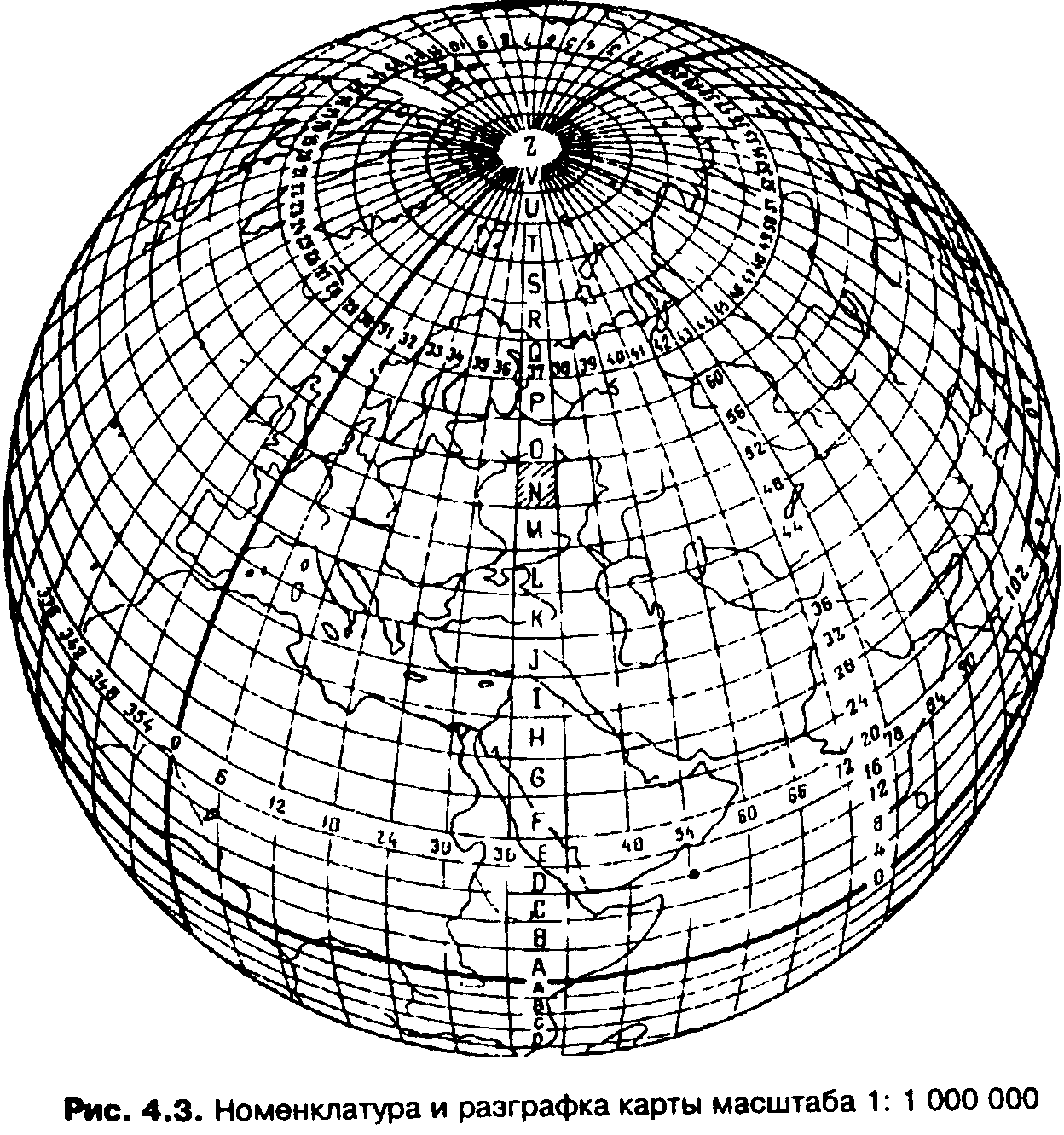 Изображение земли на плоскости. Международная разграфка карты масштаба 1:1 000 000. Разграфка и номенклатура топографических карт масштаба 1 1000000. Разграфка топографических карт 1 1000000. Номенклатура и разграфка карты масштаба 1:1 000 000.