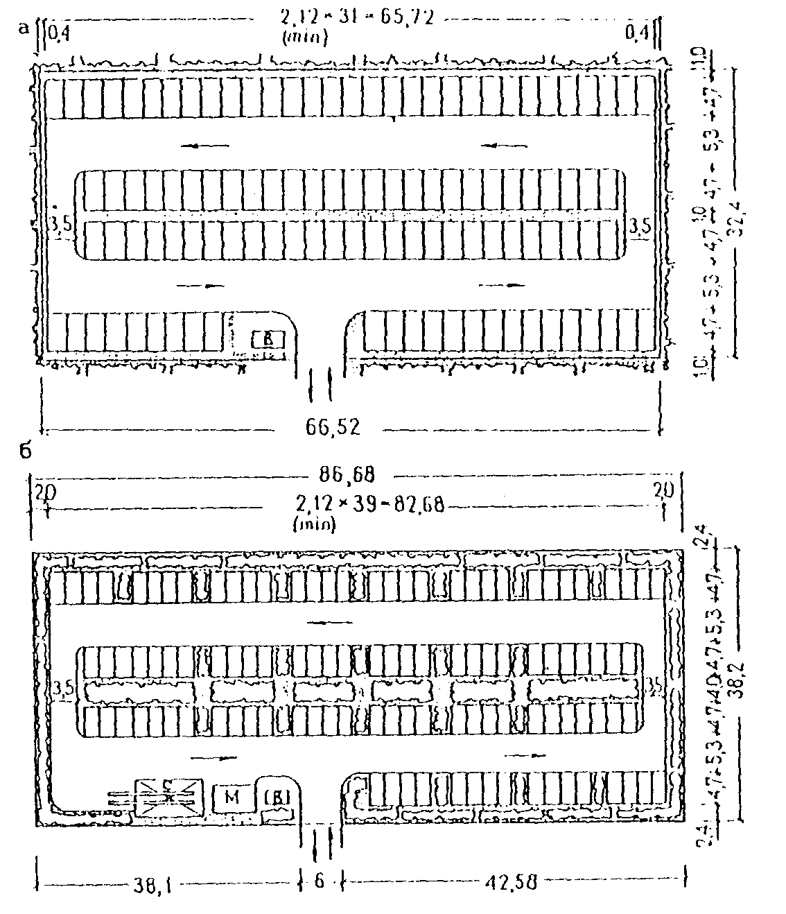 Схема парковки автомобилей на стоянке